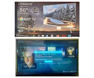 50" Frameless Smart Android HD LED TV, New with warranty and FREE DELIVERY