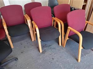 Wood framed chairs