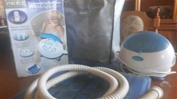 Home medics...MediZone Massaging bath mat complete with machine tubing and bag