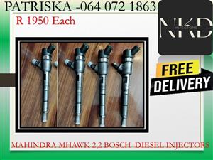 MAHINDRA MHAWK 2,2 BOSCH DIESEL INJECTORS FOR SALE