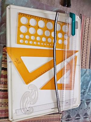 Technical Drawing Board with Accessories