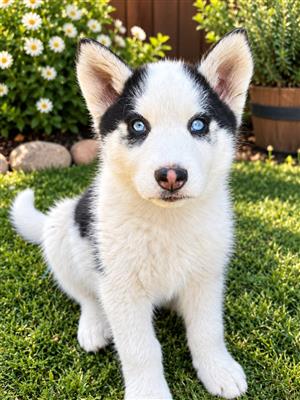 Siberian husky puppies