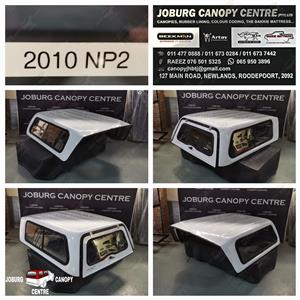 (2010) Nissan NP200 Lowline White Bucco Canopy 