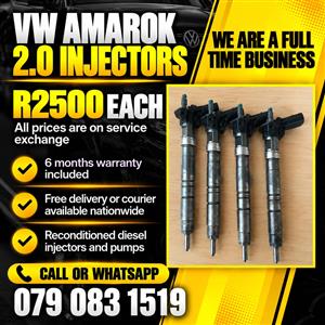 VW AMAROK 2.0 INJECTORS FOR SALE WITH WARRANTY 