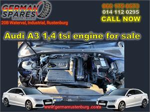 Audi A3 1.4 tsi engine  for sale