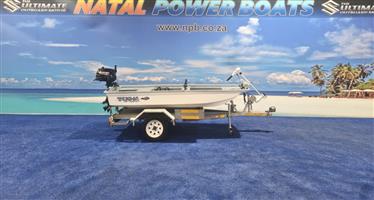 TUG 10 ON TRAILER 6 HP SUZUKI 4 STROKE 