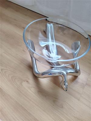 Carrol Boyes Glass Bowl and Stand