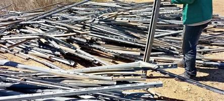 Galvanized steel trellis poles 2.3m