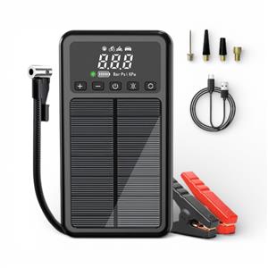 Powerbank Vehicle Jump Starter with Air Compressor & Solar Panel