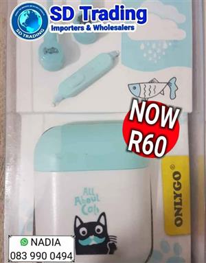 Wired Handsfree Earphones with Storage Box