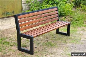 Wood tables and chairs