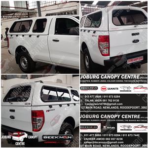 Ford Ranger 12-22 LWB Lowline White Beekman  FITTED BY JOBURG CANOPY CENTRE 