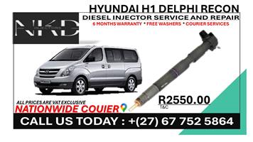 Hyundai H1 Delphi Diesel Injectors on Recondition
