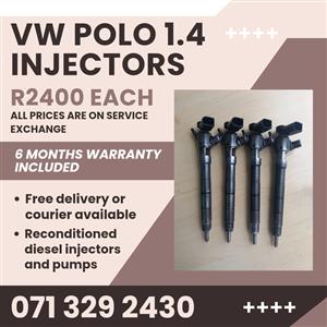 VW POLO 1.4 INJECTORS FOR SALE WITH WARRANTY INCLUDED 