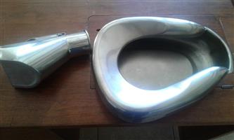 Stainless steel bed pan and urinal