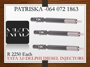 TATA 3,0 DELPHI DIESEL INJECTORS FOR SALE OR TO RECON