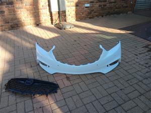 2017 Opel Mokka X Cosmo front bumper and grill