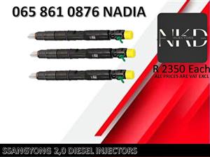 SSANGYONG 2.0 DIESEL INJECTORS RECONDITION OR BUY NEW