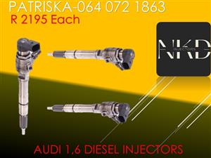 AFFORDABLE DIESEL INJECTORS FOR AUDI 1,6 INJECTORS FOR SALE