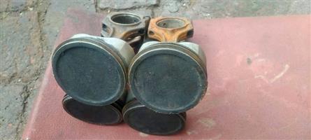Chevrolet bakkie utility set of piston