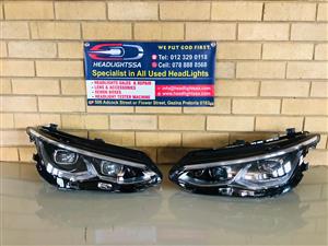 VW Golf 8 (IQ Light) TSI and R-line left and right side xenon headlights 