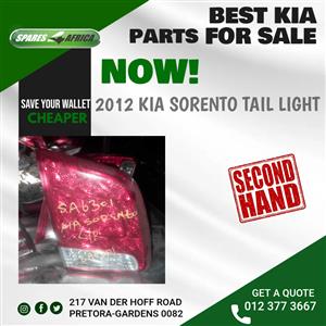 KIA SORENTO 2012 TAIL LIGHT