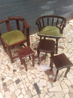 Wood chairs