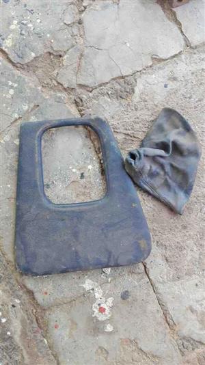 BMW E34 gear lever pouch and pad
