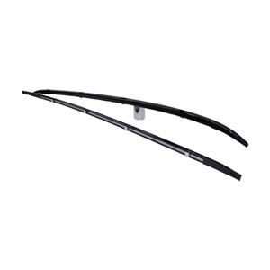 Universal Curved Design Roof Rails (clips onto existing track) - Black