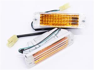 VW Golf Mk1 Crystal Amber Bumper Indicator Unit