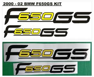2000 - 02 BMW F650 GS stickers decals kits