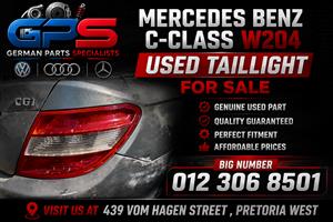USED/REPLACEMENT - MERCEDES BENZ C-CLASS W204 TAILLIGHT FOR SALE  