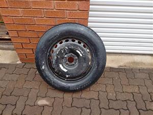 2011-2016 MERCEDES GL450 X166 SPARE wheel biscuit OEM T165/90D19