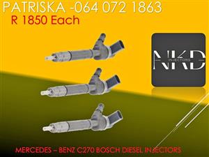 AFFORDABLE DIESEL INJECTORS FOR MERCEDES C270 BOSCH INJECTORS FOR SALE