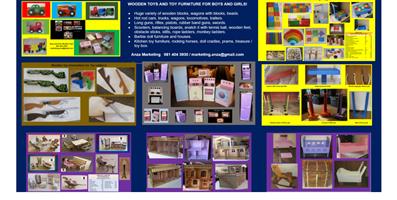 ANZA MARKETING: Barbiedoll Furniture, Houses, Wooden Toys,DressMePleaseDolls!