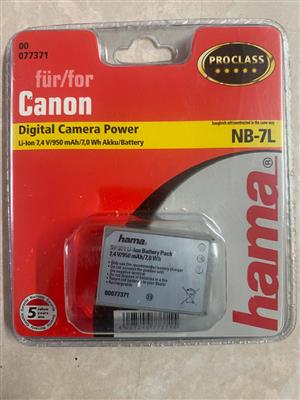 Hama NB-7L replacement battery