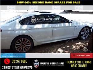 Bmw 640d salvaged auto spares for sale 