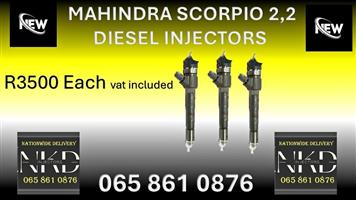 NEW DIESEL INJECTORS FOR SALE  FOR MAHINDRA SCORPIOP 2.2