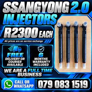 SSANGYONG 2.0 INJECTORS FOR SALE WITH 