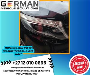 Mercedes Benz v250d w447 headlight for sale