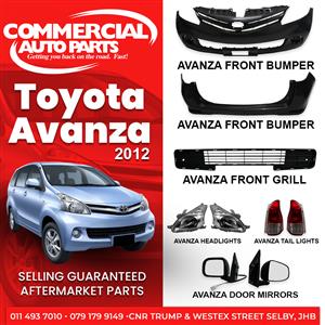 Toyota Avanza 2012 Aftermarket Parts