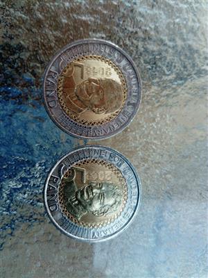 Nelson Mandela Centenary R5 Coins