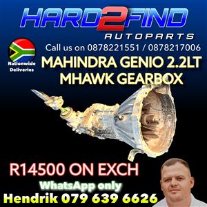 MAHINDRA GENIO 2.2 MHAWK GEARBOX ON EXCHANGE 