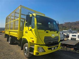 T796- 2021 UD KUZER RKE150 DROPSIDE BODY TRUCK WITH  CAGE