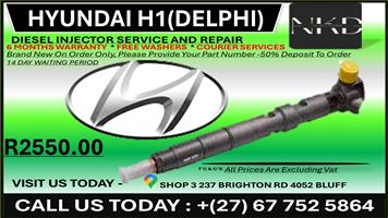 Hyundai Terrican 2.9L Diesel Injectors on Recondition