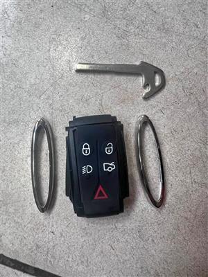 Jaguar key fob and blank key