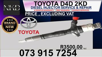 Toyota D4D 2KD(Brand New) Diesel Injectors