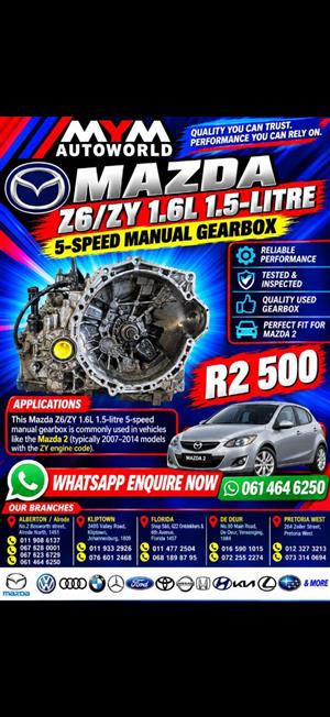Mazda Z6/ZY 1.6L manual gearbox 