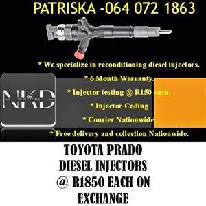 TOYOTA DIESEL INJECTORS FOR SALE