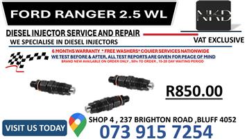 Ford Ranger 2.5 WL Diesel Injectors 